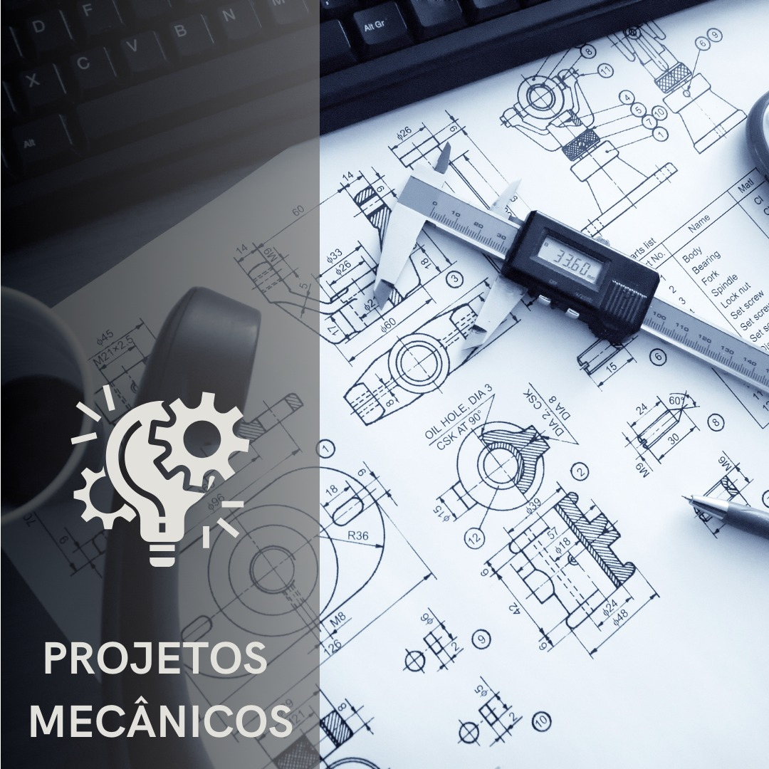 Projetos mecânicos industriais com ART e memória de cálculo